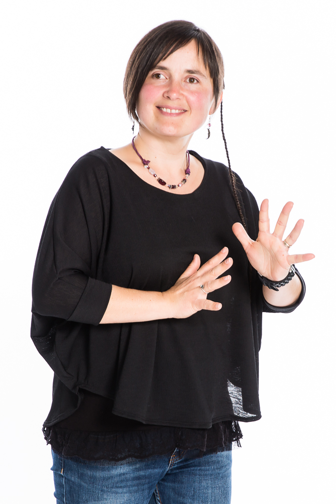 Portrait professionnel langue des signes